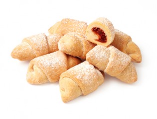 Cornulețe cu umplutură de caise