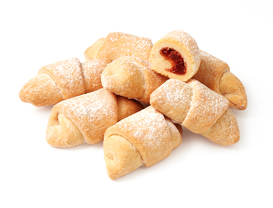 Cornulețe cu umplutură de caise - 1 Imagine