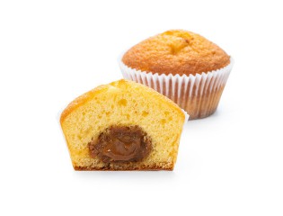 Brioșă de vanilie cu lapte caramelizat